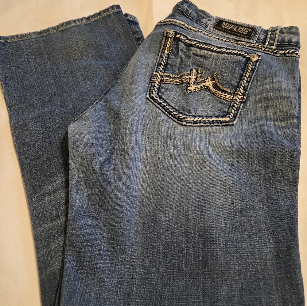 Miss Me Boot Cut Jeans - Classic Blue